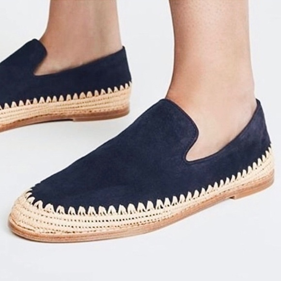 Vince Jalen Espadrille Suede Loafers - Picture 1 of 14